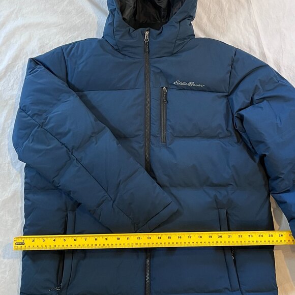 Eddie Bauer - Men's Glacier Peak Seamless Stretch Down Parka - X Large - Navy - Picture 7 of 8